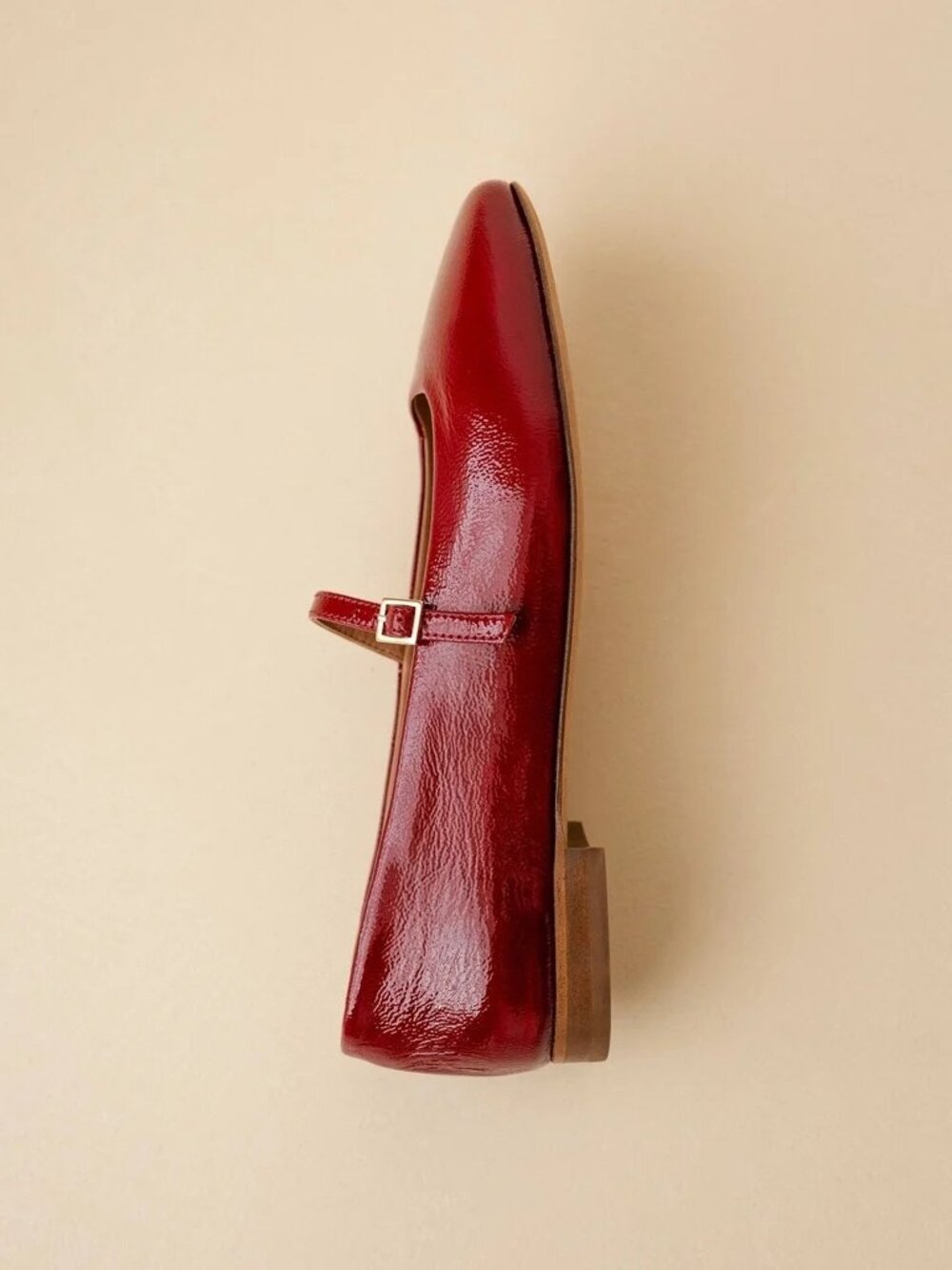 Bobbies Paris Red Mary Jane Ballerina Flats (Size 8.5) - Picture 2 of 9